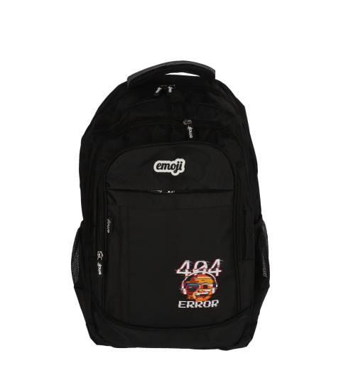Ghiozdan Laptop EMOJI 4F 47x34x15cm 0,60kg NEGRU ER404